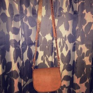 Cognac Cross Body Bag